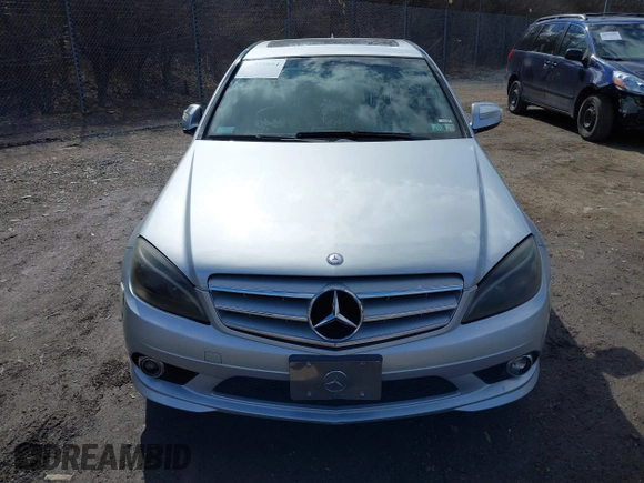 2009 Mercedes-Benz C-Class 3.5L Sport with VIN WDDGF56XX9F210202, listed as a IAAI auction lot 41671054 with 193,450 mi miles. Bid and sale history available at carsss.com. Image 6.