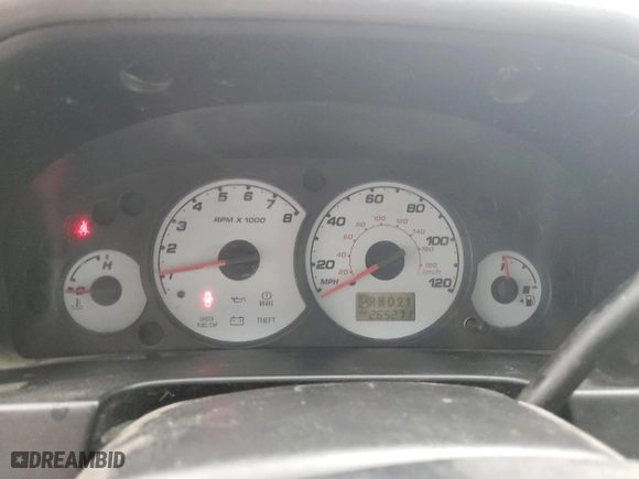 2001 Ford Escape XLS with VIN 1FMYU01191KA29996, listed as a Copart auction lot 86362534 with 265,271 mi miles and Salvage Title. Bid and sale history available at carsss.com. Image 9.