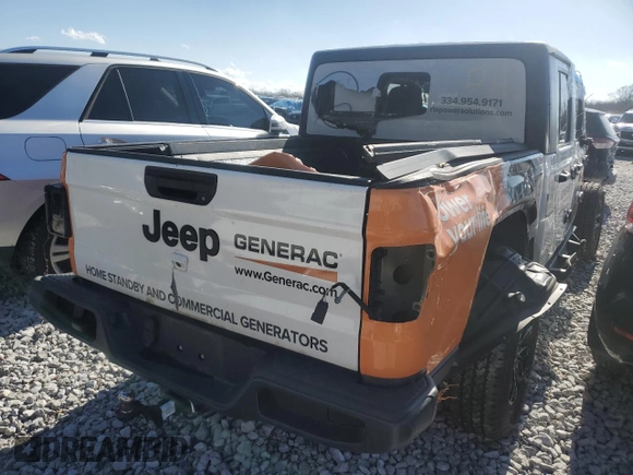 2022 Jeep Gladiator Willys with VIN 1C6HJTAG9NL146049, listed as a Copart auction lot 85444004 with Not provided miles and Salvage title. Bid and sale history available at DreamBid. Image 3.