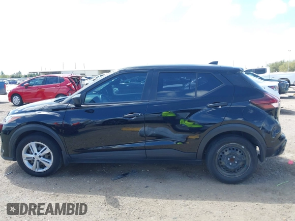 2022 Nissan Kicks S with VIN 3N1CP5BV3NL514002, listed as a IAAI auction lot 41824220 with 57,881 mi miles. Bid and sale history available at carsss.com. Image 14.