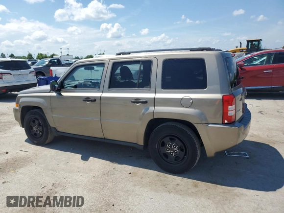 2008 Jeep Patriot Sport with VIN 1J8FF28W08D751027, listed as a Copart auction lot 64052575 with 261,159 mi miles and Clean title. Bid and sale history available at DreamBid. Image 2.