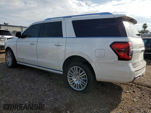 2023 Ford Expedition Max Platinum with VIN 1FMJK1L88PEA13822, listed as a Copart auction lot 71489314 with 10,114 mi miles and Salvage title. Bid and sale history available at DreamBid. Image 2.