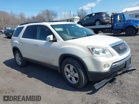 2009 GMC Acadia SLT2 with VIN 1GKEV33D89J154006, listed as a IAAI auction lot 41889276 with 202,516 mi miles. Bid and sale history available at carsss.com. Image 1.