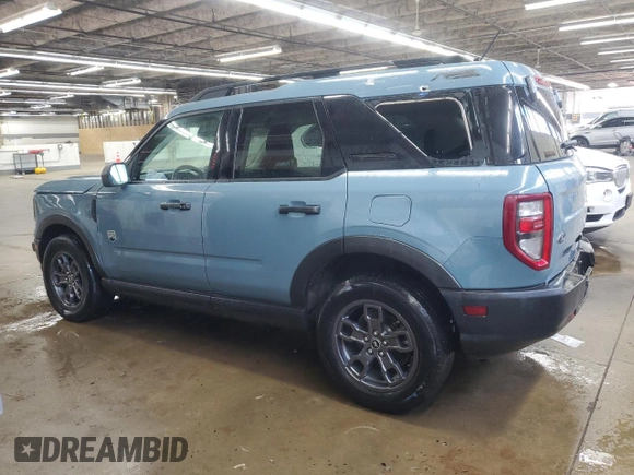 2021 Ford Bronco Sport Big Bend with VIN 3FMCR9B62MRA37691, listed as a Copart auction lot 63043095 with 70,539 mi miles and Clean title. Bid and sale history available at DreamBid. Image 2.