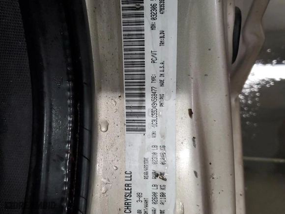 2009 Chrysler Sebring Touring with VIN 1C3LC55D49N568477, listed as a Copart auction lot 41987395 with 143,445 mi miles and Salvage Title. Bid and sale history available at carsss.com. Image 13.