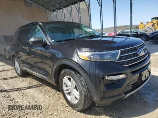 2023 Ford Explorer XLT with VIN 1FMSK7DH8PGA87705, listed as a Copart auction lot 48759635 with 41,709 mi miles and Salvage Title. Bid and sale history available at carsss.com. Image 4.