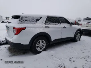 2023 Ford Explorer with VIN 1FMSK8BH8PGB85657, listed as a Copart auction lot 83587504 with 60,332 mi miles and Salvage title. Bid and sale history available at DreamBid. Image 3.