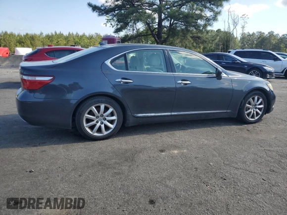 2007 Lexus LS 460 с VIN JTHBL46F275023908, выставлен на аукционе Copart как лот 54931675 с пробегом 277 028 миль миль и Чистый • Clean title. История ставок и продаж доступна на DreamBid. Изображение 3.