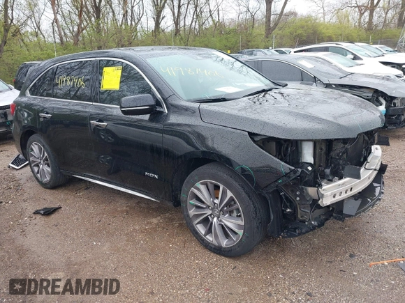 2018 Acura MDX Technology with VIN 5J8YD4H58JL021243, listed as a IAAI auction lot 41987406 with 161,703 mi miles and . Bid and sale history available at DreamBid. Image 1.