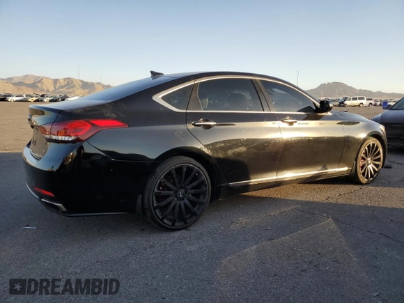 2016 Hyundai Genesis 3.8L with VIN KMHGN4JEXGU119013, listed as a Copart auction lot 76610294 with 171,819 mi miles and Clean Title. Bid and sale history available at carsss.com. Image 3.
