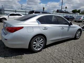 2015 Infiniti Q50 Premium z VIN JN1BV7AP6FM346086, wystawiony jako Copart lot #56973025 z przebiegiem 97 463 mil mil oraz Szkoda całkowita • Salvage title. Historia ofert i sprzedaży dostępna na DreamBid. Obrazek 3.