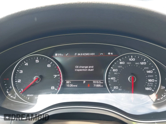 2017 Audi A6 Prestige с VIN WAUH2AFC2HN123427, выставлен на аукционе IAAI как лот 42438025 с пробегом 71 895 миль миль и . История ставок и продаж доступна на DreamBid. Изображение 7.