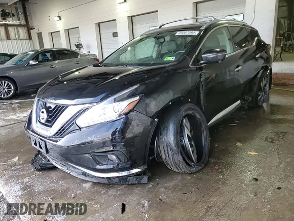 2016 Nissan Murano S z VIN 5N1AZ2MH1GN108755, wystawiony jako Copart lot #89007595 z przebiegiem 156 243 mil mil oraz Szkoda całkowita • Salvage title. Historia ofert i sprzedaży dostępna na DreamBid. Obrazek 14.