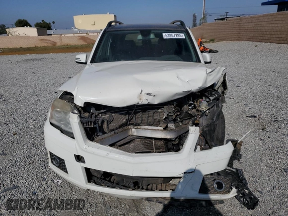 2010 Mercedes-Benz GLK 350 with VIN WDCGG5GB2AF423511, listed as a Copart auction lot 53867295 with 194,517 mi miles and Salvage Title. Bid and sale history available at DreamBid. Image 5.