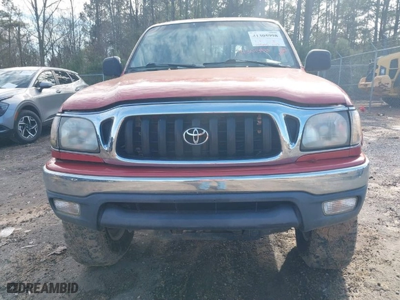 2001 Toyota Tacoma with VIN 5TEHN72N21Z740768, listed as a IAAI auction lot 41305998 with 144,605 mi miles. Bid and sale history available at carsss.com. Image 12.