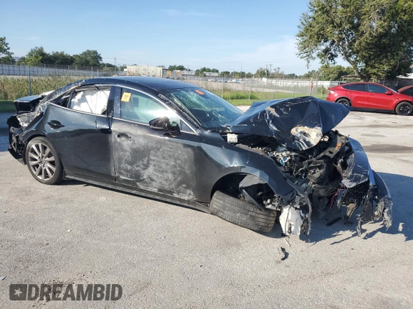 2019 Mazda 3 Premium with VIN 3MZBPAEMXKM103736, listed as a Copart auction lot 86816734 with Not Provided miles and Non Repairable. Bid and sale history available at DreamBid. Image 4.