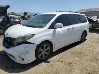 2013 Toyota Sienna SE with VIN 5TDXK3DC9DS335565, listed as a Copart auction lot 61839285 with 172,322 mi miles and Salvage title. Bid and sale history available at DreamBid. Image 1.