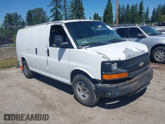 2006 Chevrolet Express Cargo with VIN 1GCFG15X561178118, listed as a IAAI auction lot 42609852 with 300,347 mi miles and . Bid and sale history available at DreamBid. Image 1.