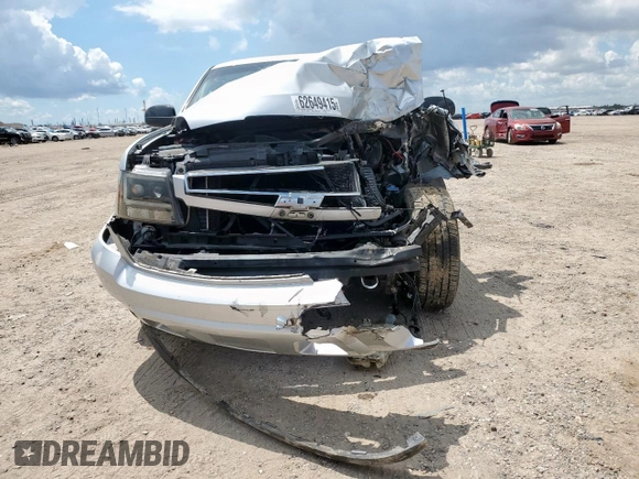 2012 Chevrolet Tahoe LS with VIN 1GNSCAE07CR324228, listed as a Copart auction lot 62649415 with Not provided miles and Salvage title. Bid and sale history available at DreamBid. Image 5.