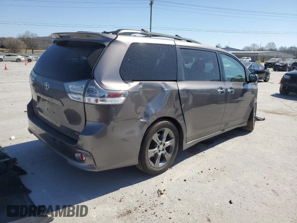 2015 Toyota Sienna SE with VIN 5TDXK3DC1FS683332, listed as a Copart auction lot 48803655 with 115,795 mi miles and Clean title. Bid and sale history available at DreamBid. Image 3.