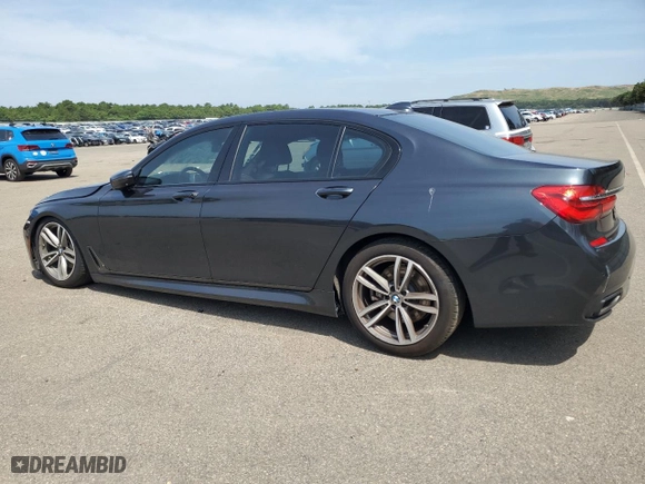 2019 BMW 7 Series 740i xDrive with VIN WBA7E4C56KGV71028, listed as a Copart auction lot 76860474 with 66,657 mi miles and Non Repairable. Bid and sale history available at carsss.com. Image 2.