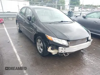2012 Honda Civic LX z VIN 19XFB2F52CE109834, wystawiony jako IAAI lot #42437619 z przebiegiem 177 172 mil mil oraz . Historia ofert i sprzedaży dostępna na DreamBid. Obrazek 1.
