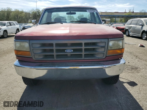 1994 Ford F-250 with VIN 1FTEF25Y9RLA77489, listed as a Copart auction lot 75761834 with 318,068 mi miles and Salvage Title. Bid and sale history available at DreamBid. Image 5.