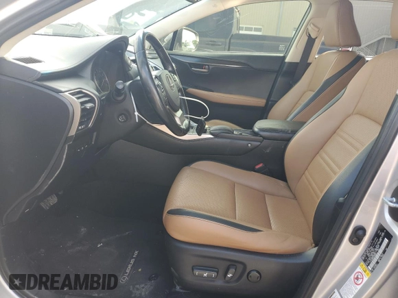 2017 Lexus NX 200t with VIN JTJYARBZXH2058629, listed as a Copart auction lot 55717285 with 164,664 mi miles and Salvage Title. Bid and sale history available at DreamBid. Image 7.