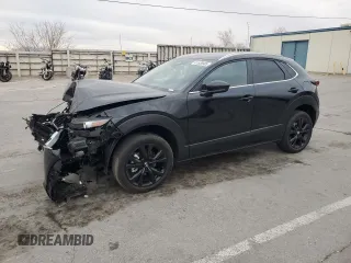 2025 Mazda CX-30 2.5 S Select Sport with VIN 3MVDMBBM7SM768607, listed as a Copart auction lot 41609905 with 1,543 mi miles and Salvage Title. Bid and sale history available at carsss.com. Image 1.