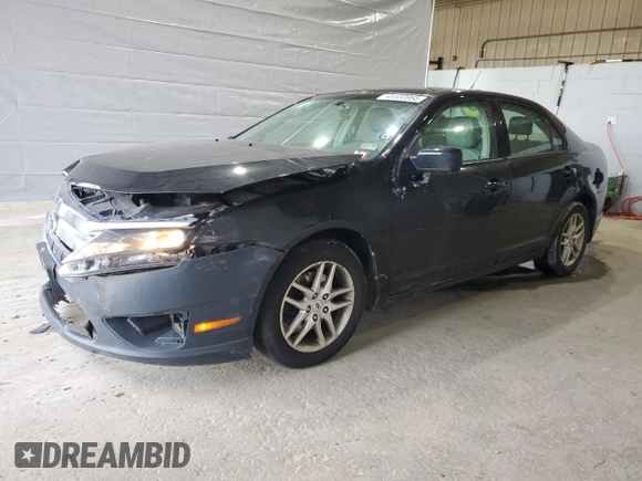 2012 Ford Fusion S with VIN 3FAHP0GA0CR352843, listed as a Copart auction lot 48533965 with 157,465 mi miles and Salvage Title. Bid and sale history available at carsss.com. Image 1.