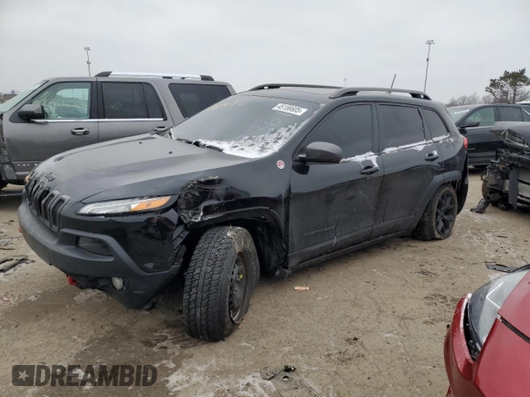 2017 Jeep Cherokee Trailhawk L Plus with VIN 1C4PJMBB6HW513361, listed as a Copart auction lot 45156605 with 72,006 mi miles and Clean Title. Bid and sale history available at carsss.com. Image 1.