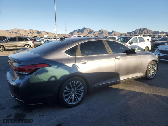 2016 Hyundai Genesis 3.8L with VIN KMHGN4JE5GU114818, listed as a Copart auction lot 88043335 with 74,061 mi miles and Salvage Title. Bid and sale history available at carsss.com. Image 3.
