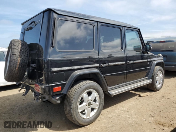 2003 Mercedes-Benz G with VIN WDCYR49E23X135498, listed as a Copart auction lot 53326085 with 173,667 mi miles and Salvage Title. Bid and sale history available at carsss.com. Image 3.