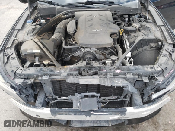 2017 Genesis G80 3.8L with VIN KMHGN4JE6HU176844, listed as a Copart auction lot 65360943 with 97,086 mi miles and Non Repairable. Bid and sale history available at DreamBid. Image 11.