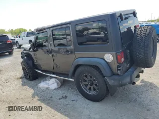 2017 Jeep Wrangler Unlimited Sport with VIN 1C4BJWDG5HL506501, listed as a Copart auction lot 55802395 with 96,756 mi miles and Salvage title. Bid and sale history available at DreamBid. Image 2.