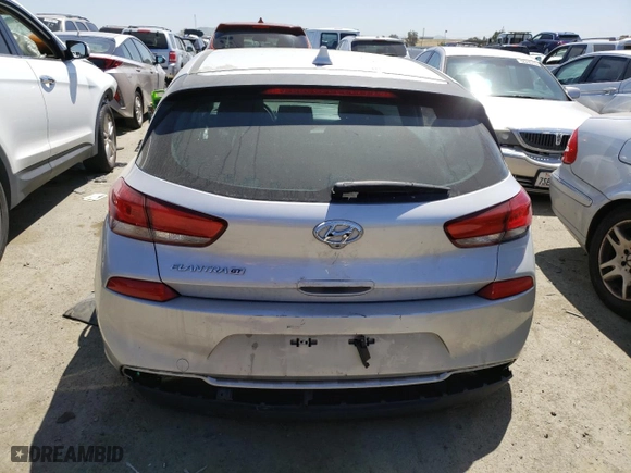 2019 Hyundai Elantra GT with VIN KMHH35LE6KU100075, listed as a Copart auction lot 51983403 with 67,545 mi miles. Bid and sale history available at carsss.com. Image 6.