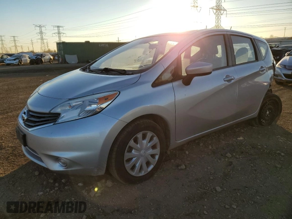 2016 Nissan Note S with VIN 3N1CE2CP2GL358493, listed as a Copart auction lot 48874345 with 79,230 mi miles and Salvage title. Bid and sale history available at DreamBid. Image 1.