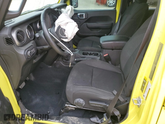 2022 Jeep Wrangler Unlimited High Tide with VIN 1C4HJXDG8NW242586, listed as a Copart auction lot 42751785 with 11,476 mi miles and Non Repairable. Bid and sale history available at DreamBid. Image 7.