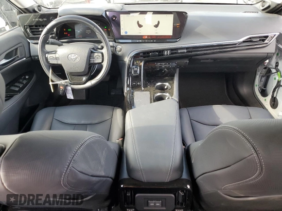 2023 Toyota Mirai XLE with VIN JTDAAAAA4PA009853, listed as a Copart auction lot 51687695 with 27,638 mi miles and Salvage Title. Bid and sale history available at DreamBid. Image 8.