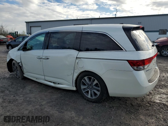 2016 Honda Odyssey Touring Elite with VIN 5FNRL5H90GB007492, listed as a Copart auction lot 55474445 with Not Provided miles and Salvage Title. Bid and sale history available at DreamBid. Image 2.