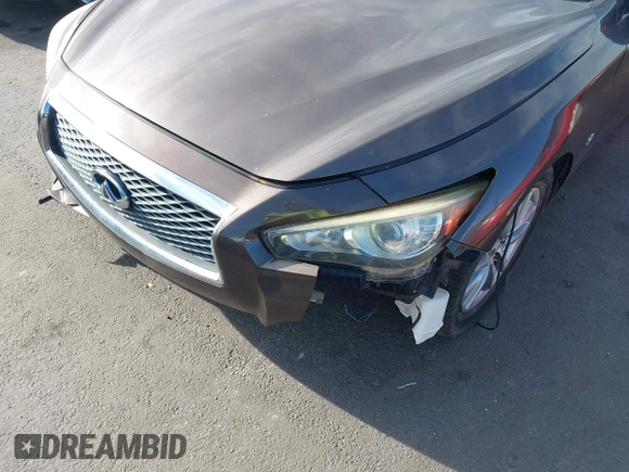 2015 Infiniti Q50 Sport with VIN JN1BV7AP0FM353969, listed as a IAAI auction lot 42735929 with 181,244 mi miles and . Bid and sale history available at DreamBid. Image 6.