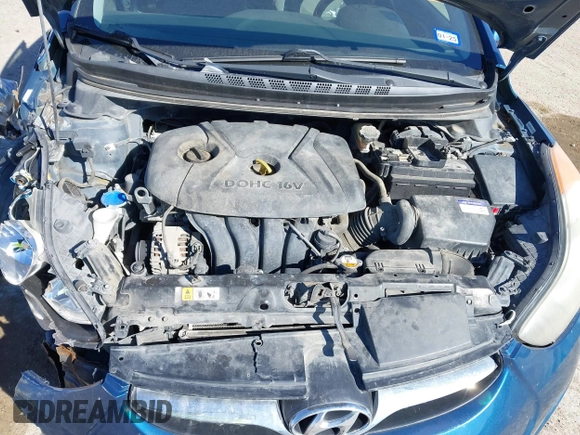 2013 Hyundai Elantra GLS z VIN KMHDH4AE8DU959958, wystawiony jako IAAI lot #41390078 z przebiegiem 123 731 mil mil oraz . Historia ofert i sprzedaży dostępna na DreamBid. Obrazek 10.