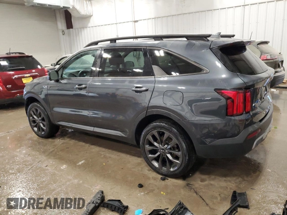 2021 Kia Sorento SX Prestige X-Line with VIN 5XYRKDLF0MG032651, listed as a Copart auction lot 85738784 with 67,914 mi miles and Salvage Title. Bid and sale history available at carsss.com. Image 2.