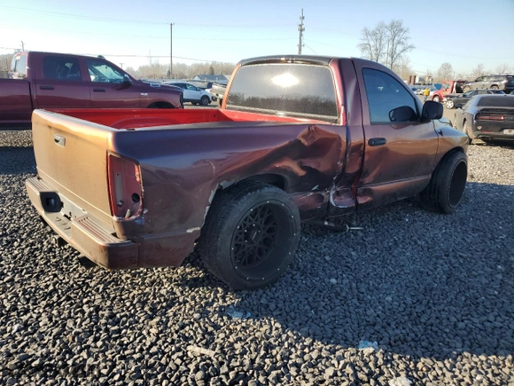 2003 Dodge Ram 1500 ST with VIN 1D7HA16NX3J667087, listed as a Copart auction lot 43028795 with 138,703 mi miles and Salvage Title. Bid and sale history available at carsss.com. Image 3.