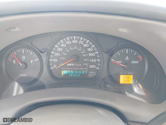 2004 Chevrolet Impala with VIN 2G1WF52E449445621, listed as a IAAI auction lot 41706405 with 104,563 mi miles. Bid and sale history available at carsss.com. Image 7.