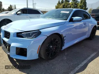 2023 BMW M2 with VIN 3MF13DM08P8D61938, listed as a Copart auction lot 54219205 with 17,311 mi miles and Salvage Title. Bid and sale history available at carsss.com. Image 1.