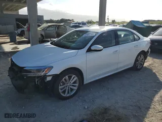 2021 Volkswagen Passat 2.0T S with VIN 1VWAA7A37MC001828, listed as a Copart auction lot 83905264 with 15,270 mi miles and Salvage Title. Bid and sale history available at carsss.com. Image 1.