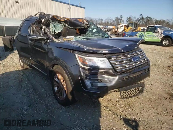 2017 Ford Explorer XLT with VIN 1FM5K7DH2HGC08615, listed as a Copart auction lot 46887325 with 79,519 mi miles and Salvage Title. Bid and sale history available at carsss.com. Image 12.