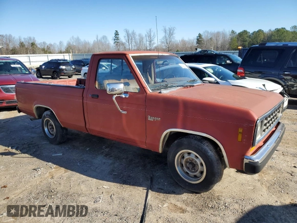 1987 Ford Ranger with VIN 1FTBR10T0HUC45240, listed as a Copart auction lot 84211344 with 78,766 mi miles and Clean Title. Bid and sale history available at DreamBid. Image 4.