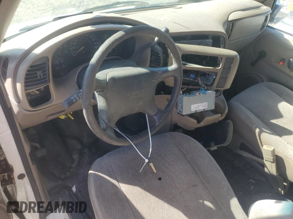 1997 GMC Safari Cargo with VIN 1GTDL19W1VB542192, listed as a Copart auction lot 86278354 with Not Provided miles and Non Repairable. Bid and sale history available at carsss.com. Image 8.